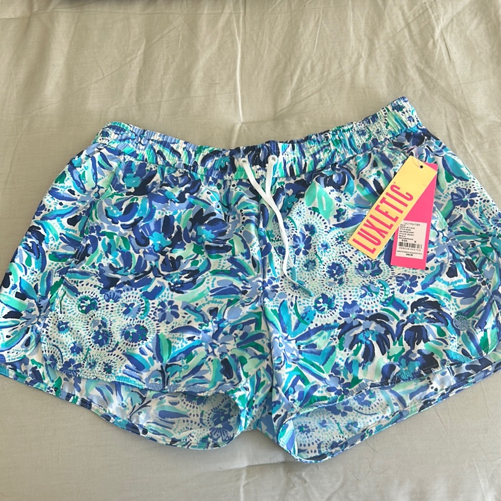 Iris Blue High Maintence Run Around Short
